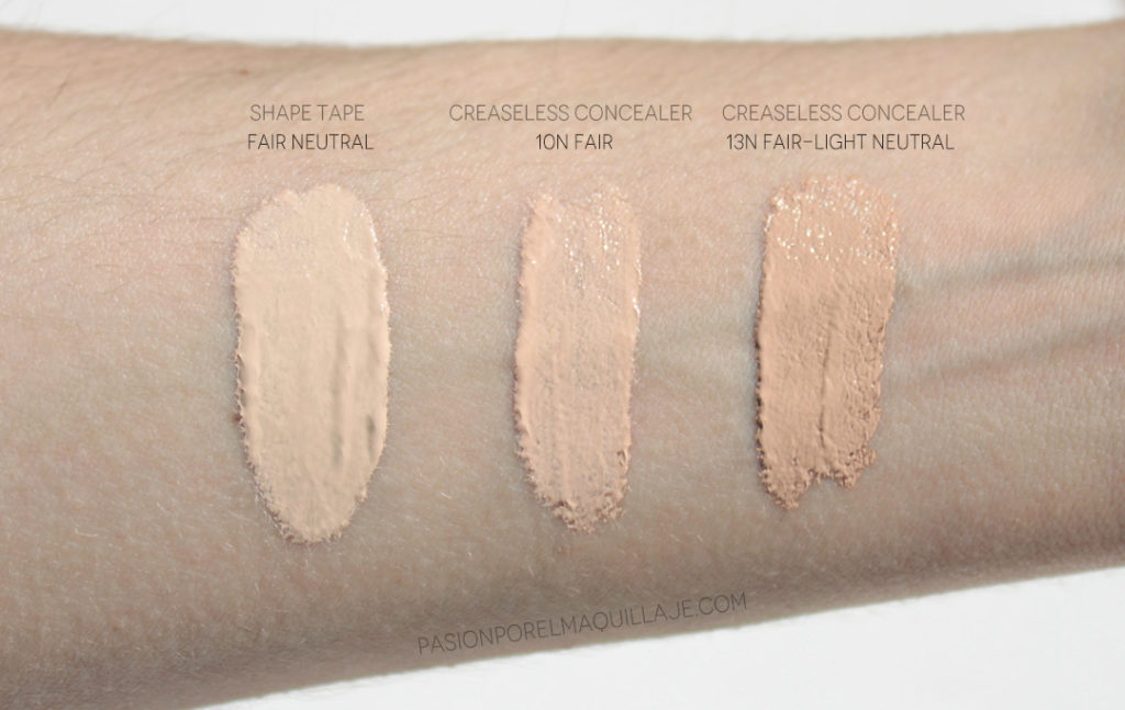 TARTE corrector SHAPE TAPE vs. Creaseless Concealer [2024]
