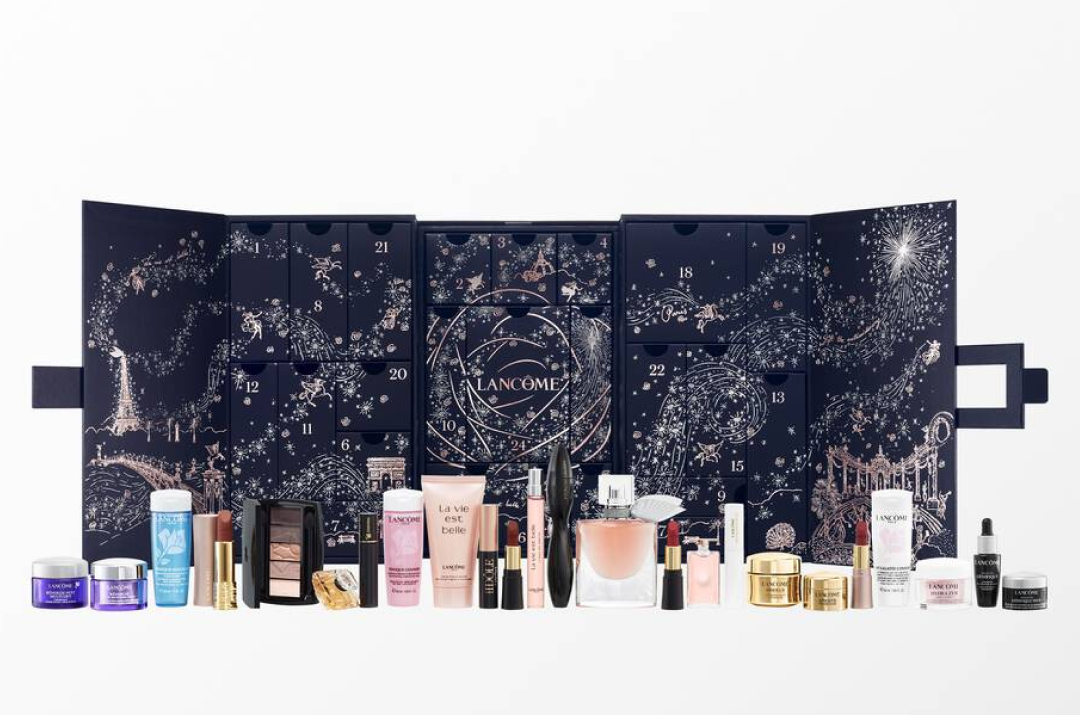 Productos calendario adviento Lancome