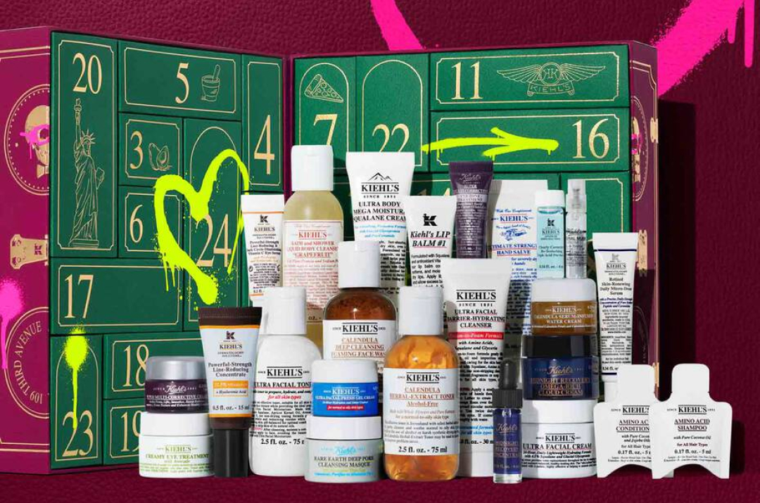 Contenido calendario adviento Kiehl's 2025